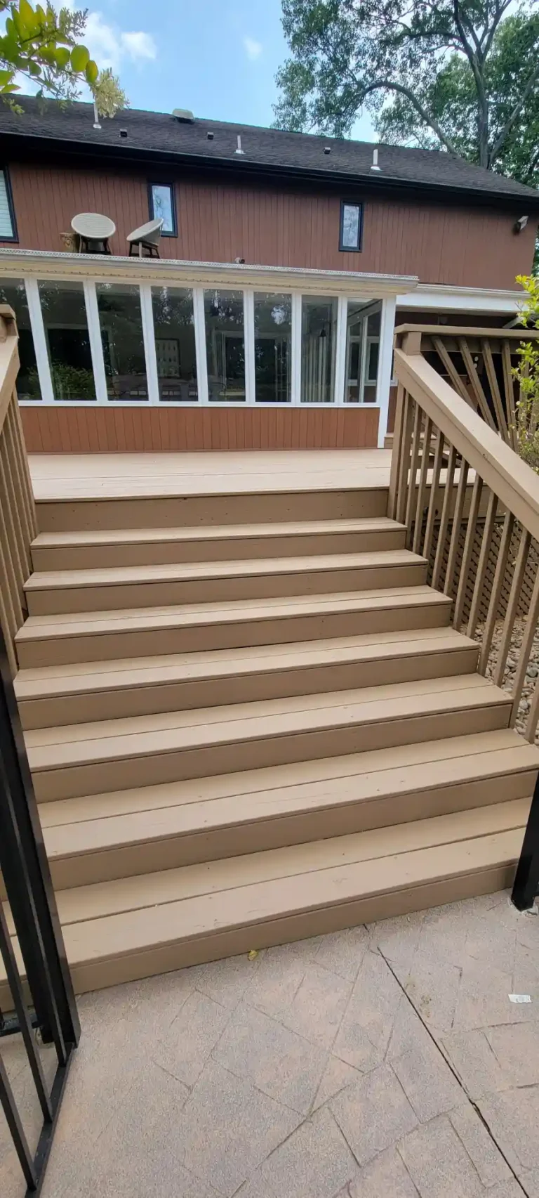 Exterior-painting-deck-staining-Light-beige-5